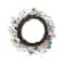Glitzhome® 20" Mardi Gras Berry & Fleur-de-Lis Wreath